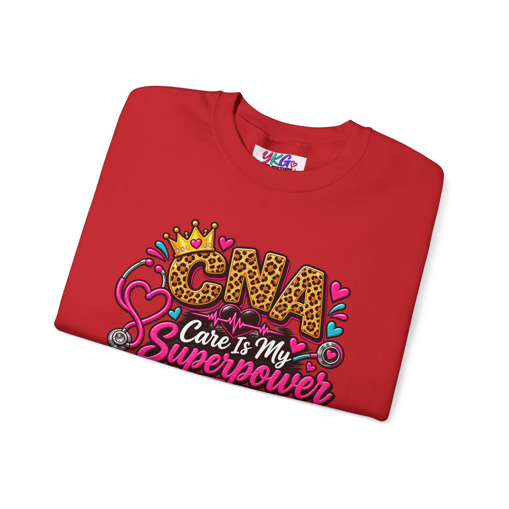 CNA Care Is My Superpower Crewneck Sweatshirt