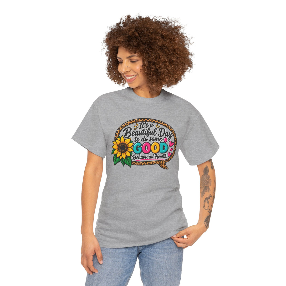 It's a Beautiful Day T‑Shirt — "Do Some Good" Floral Positive Vibes Tee