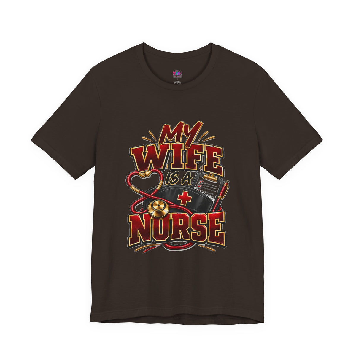 My Wife Is A Nurse T-Shirt – 'I Haven't Googled A Symptom In Years' Graphic Tee