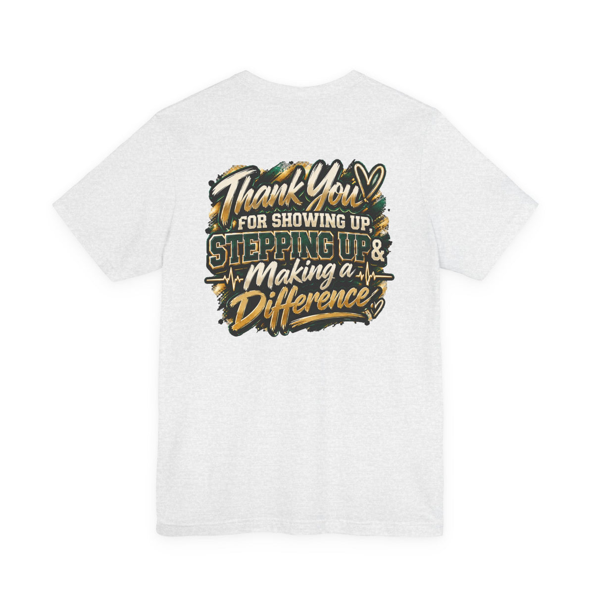 MA Squad 'Built Different' T‑Shirt — Thank You For Showing Up Graphic Tee