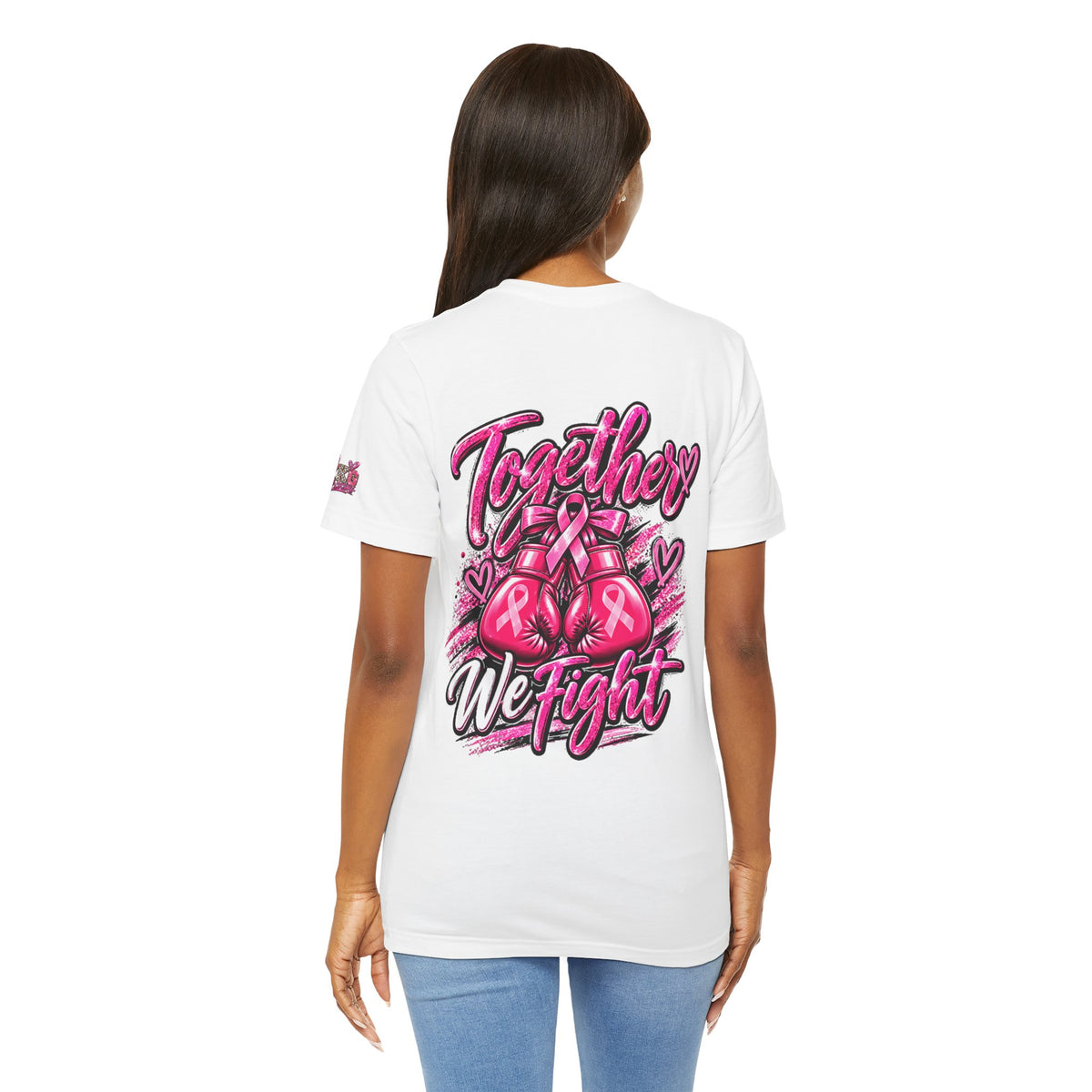 Breast Cancer Awareness Healthcare Heroes Tee — "Together We Fight" Pink Ribbon Shirt
