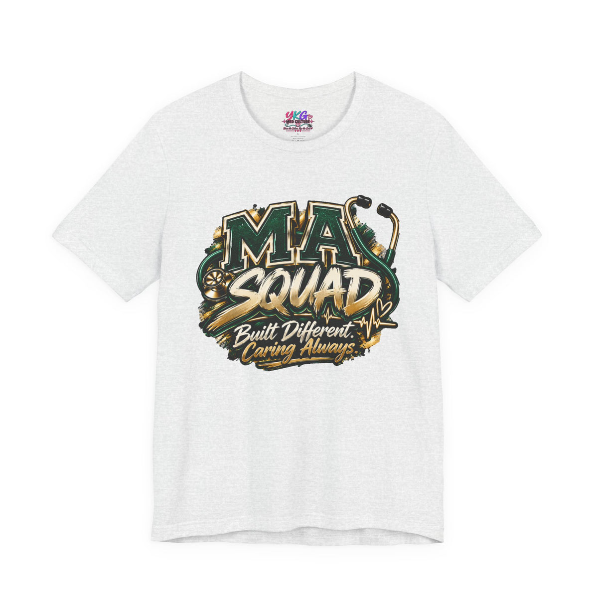 MA Squad 'Built Different' T‑Shirt — Thank You For Showing Up Graphic Tee