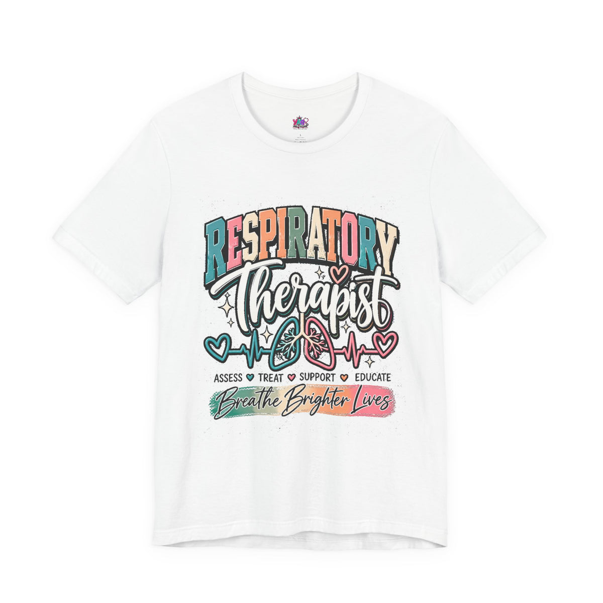 Respiratory Therapist T‑Shirt — Breathe Brighter Lives Medical Tee