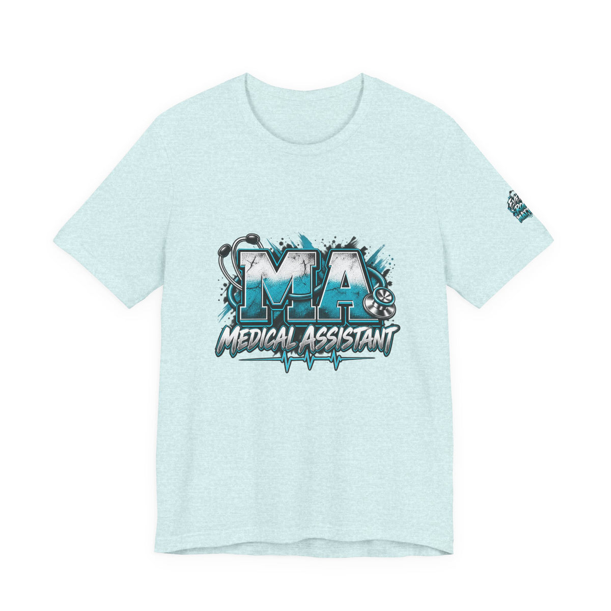 Medical Assistant T-Shirt — “MA Medical Assistant” Men’s Healthcare Jersey Graphic Tee