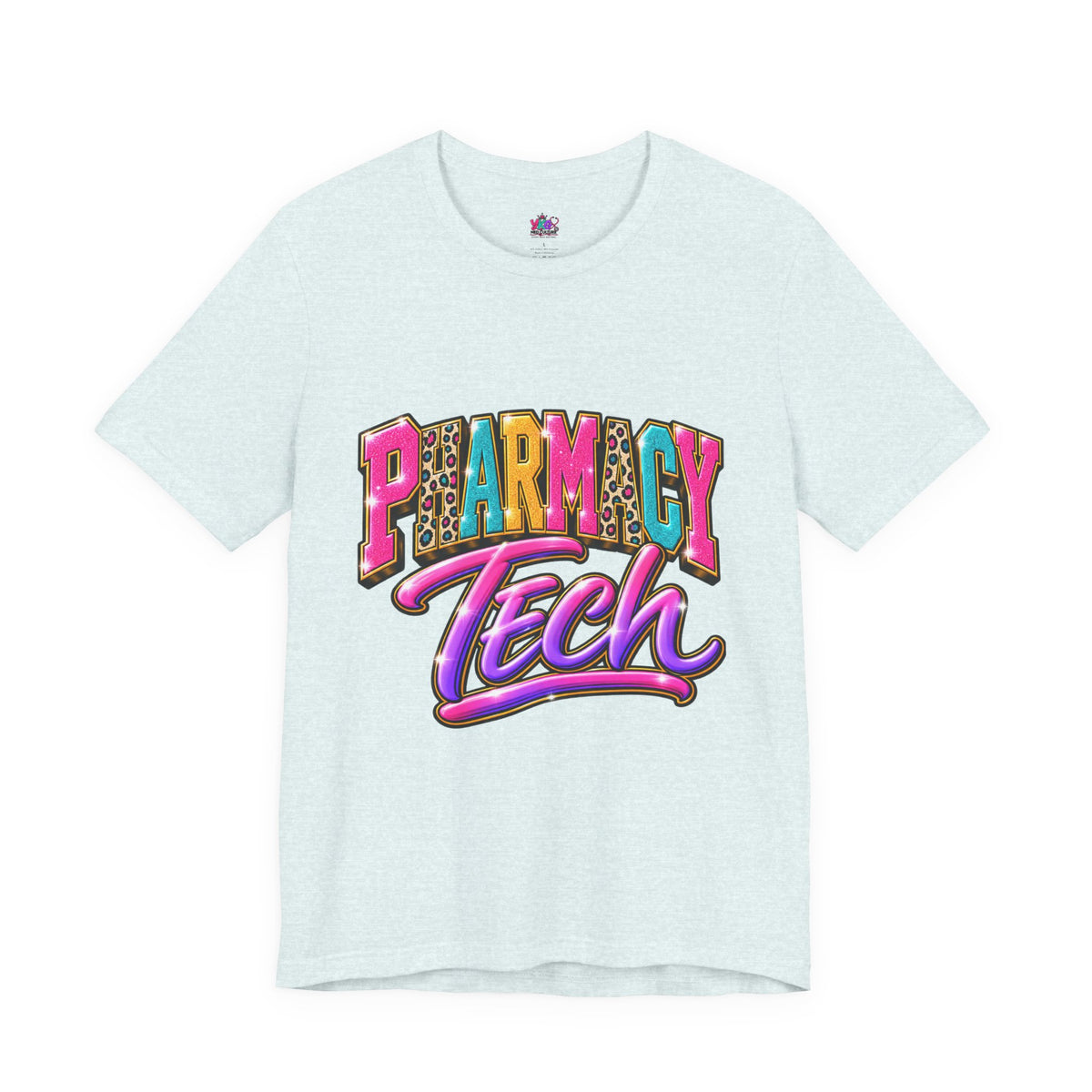 Pharmacy Tech Colorful Graphic Tee