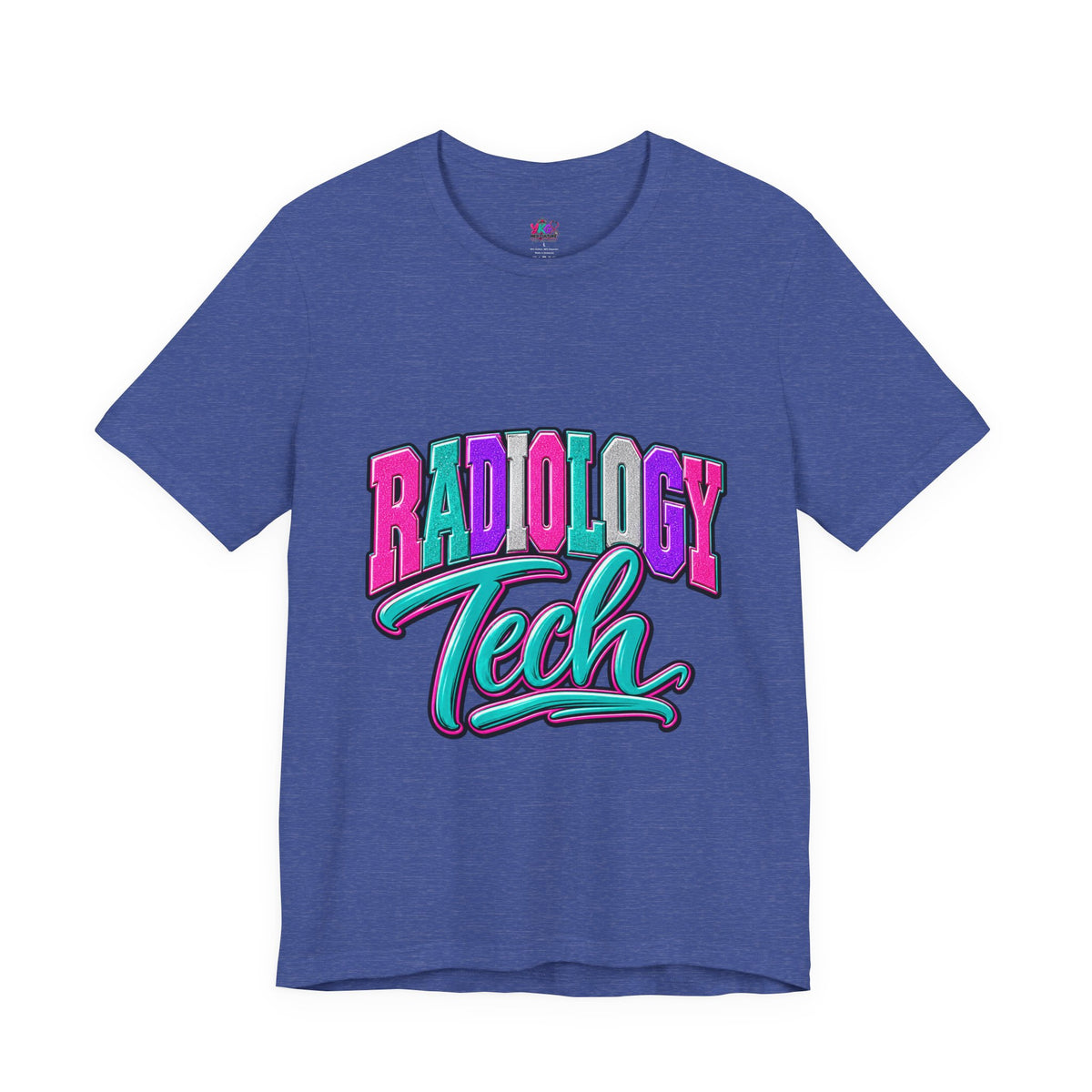 Radiology Tech T‑Shirt — Retro Neon Radiologic Technologist Tee