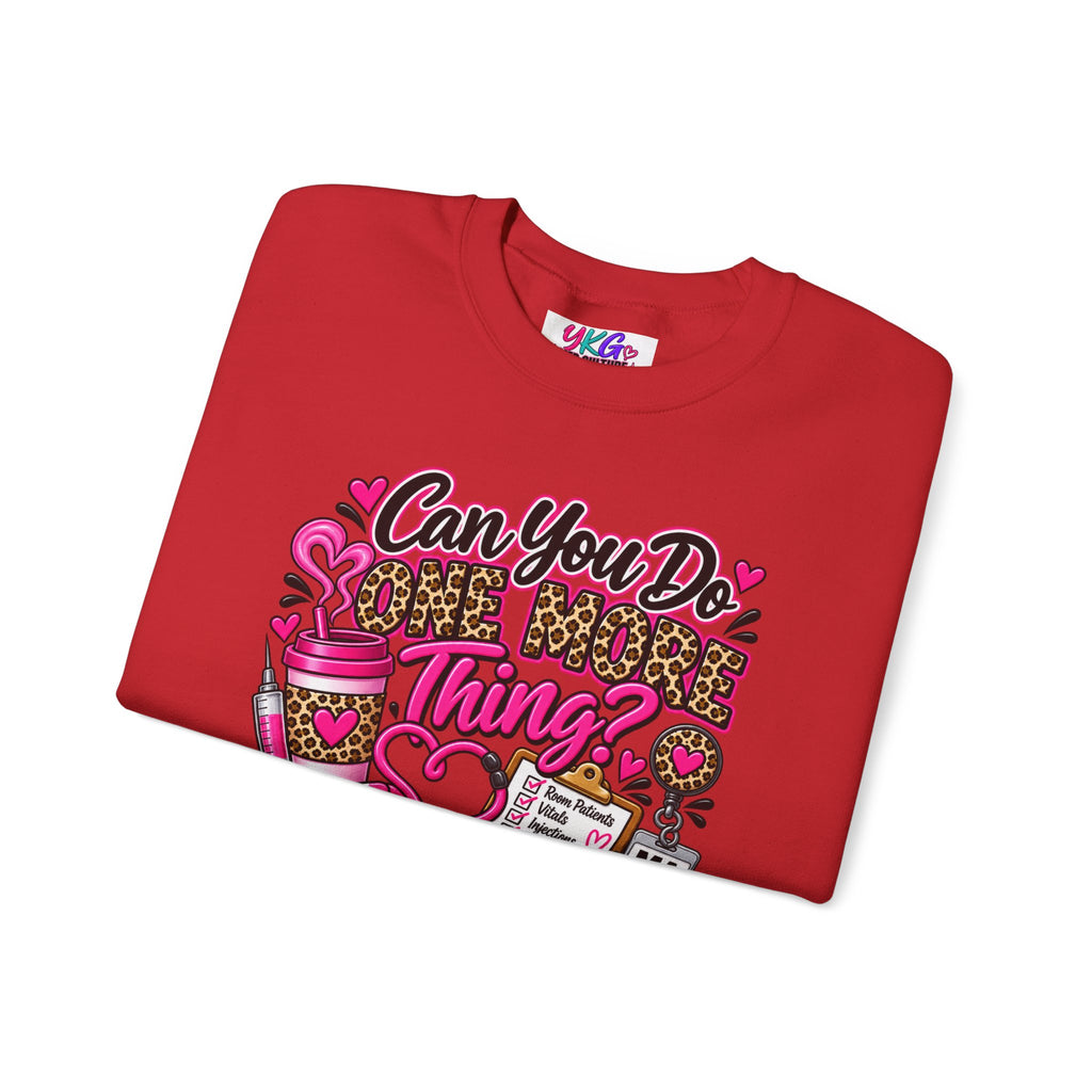 “Can You Do One More Thing? Is Basically My Job Description” Crewneck Sweatshirt