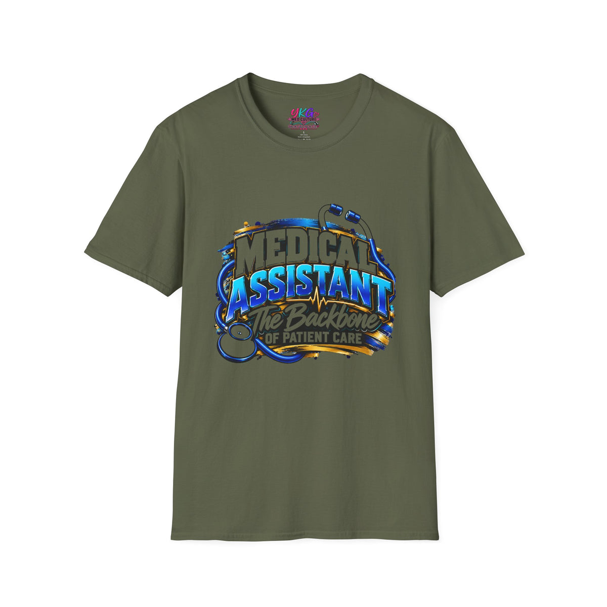 Medical Assistant T-Shirt — "The Backbone of Patient Care" Appreciation Tee