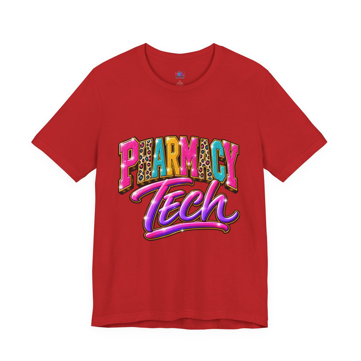 Pharmacy Tech Colorful Graphic Tee