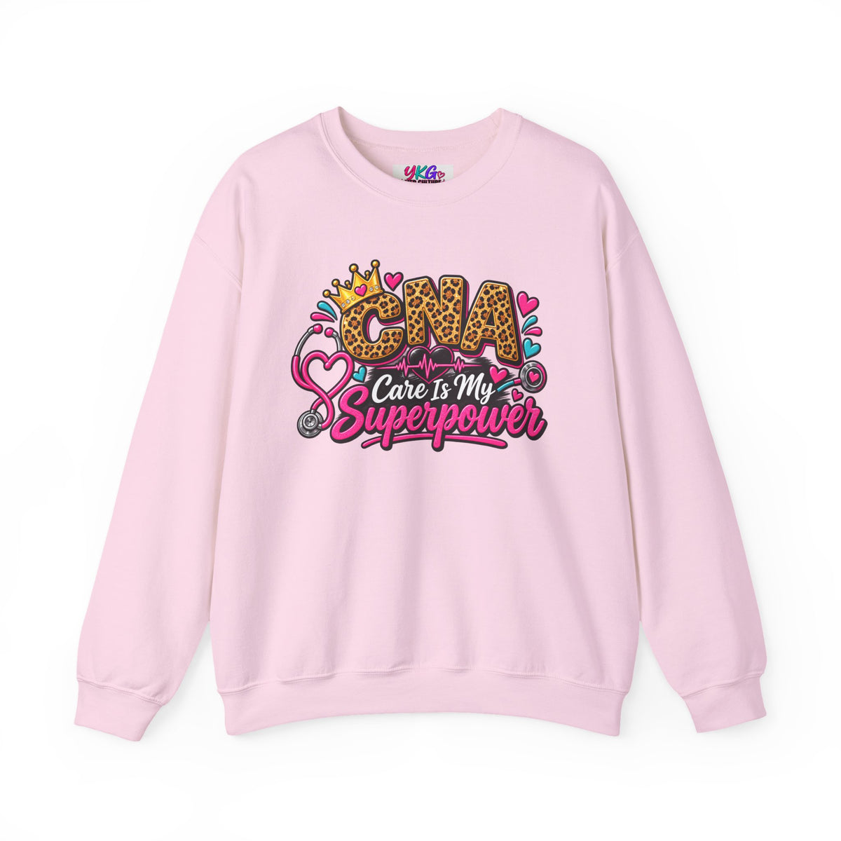 CNA Care Is My Superpower Crewneck Sweatshirt