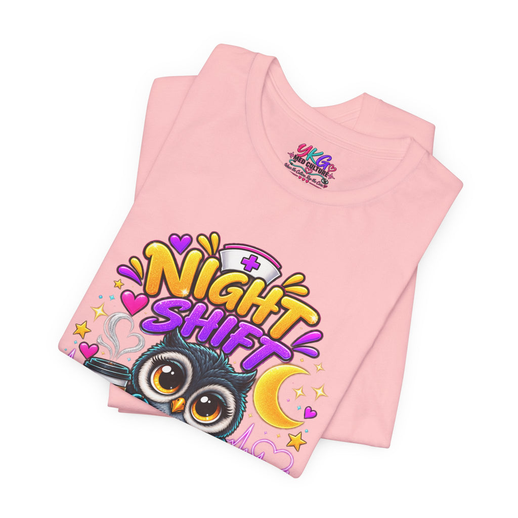 Night Shift Nurse T‑Shirt – "Night Shift: Saving Lives While Everyone Else Is Dreaming"
