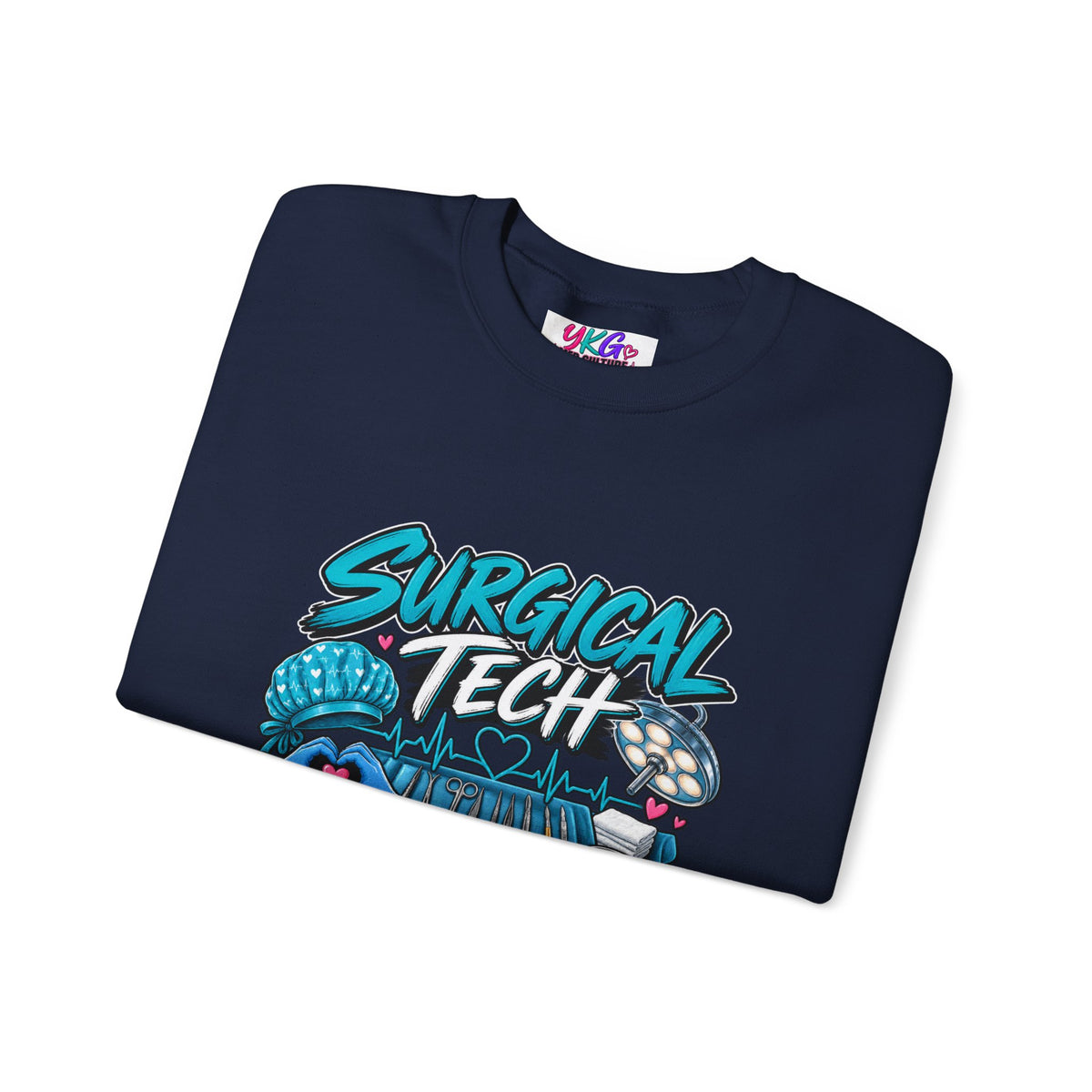 Surgical Tech Crewneck Sweatshirt – Proud Surgical Technician Graphic Sweater
