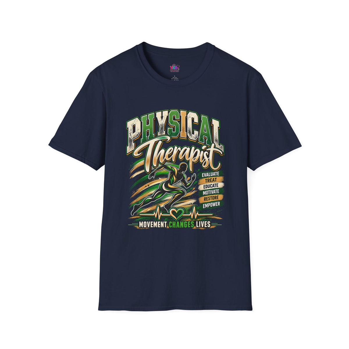 Physical Therapist T-Shirt — Proud PT Graphic Tee (Educate, Treat, Empower)