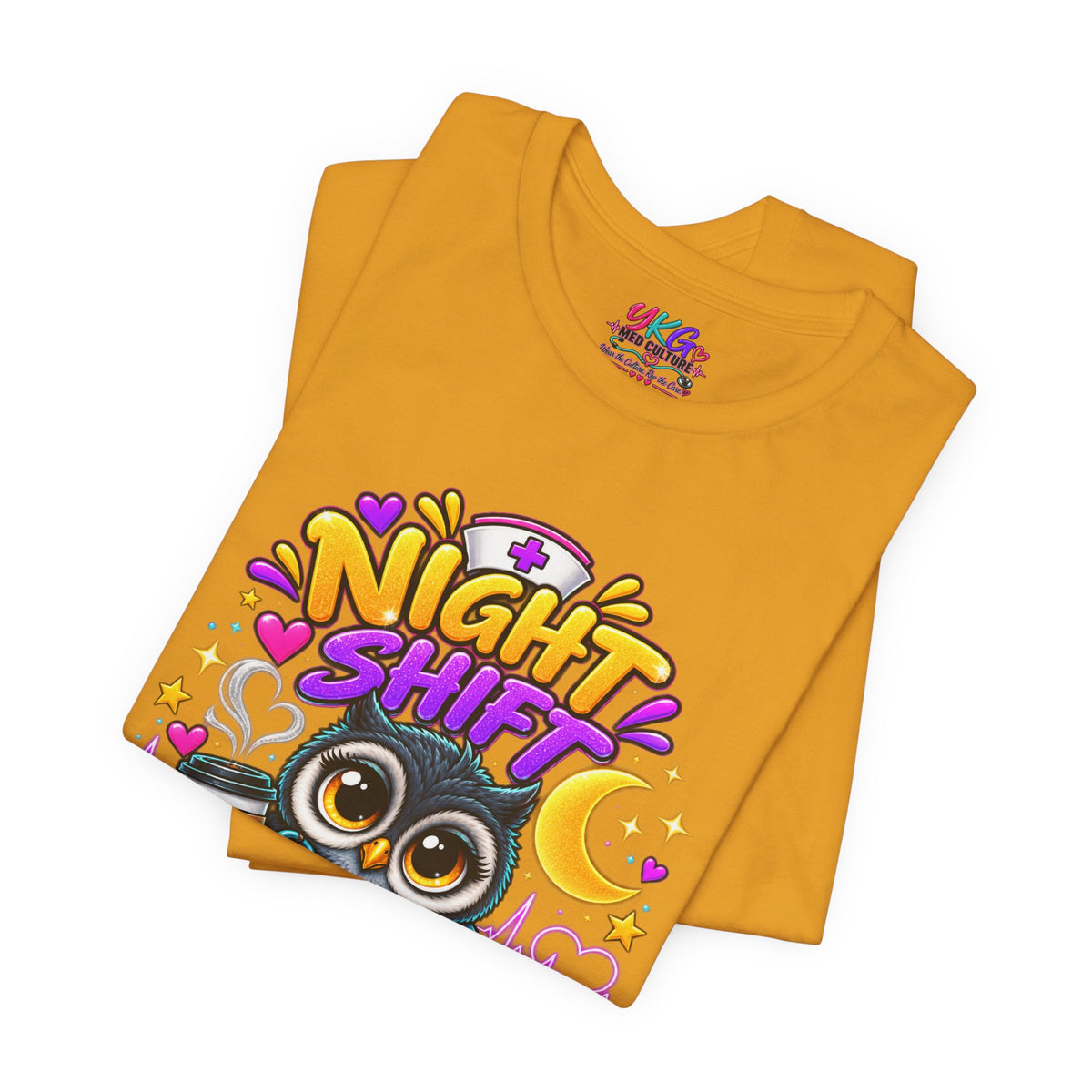 Night Shift Nurse T‑Shirt – "Night Shift: Saving Lives While Everyone Else Is Dreaming"