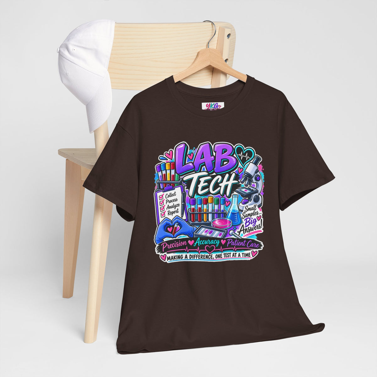 Lab Tech Graphic Tee — Funny Laboratory Technician Shirt