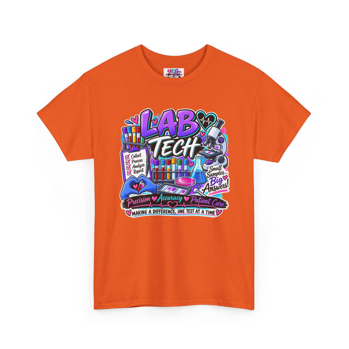 Lab Tech Graphic Tee — Funny Laboratory Technician Shirt