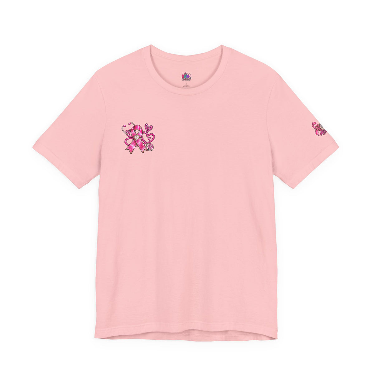 Hope Looks Good On Healthcare Workers T-Shirt — Breast Cancer Awareness Healthcare Tee
