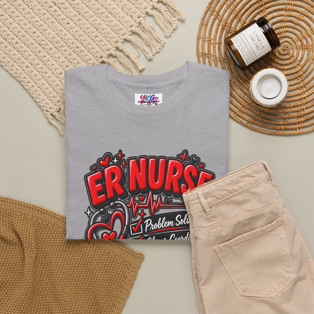 ER Nurse T-Shirt — "All Day Every Day" Proud Emergency RN Graphic Tee