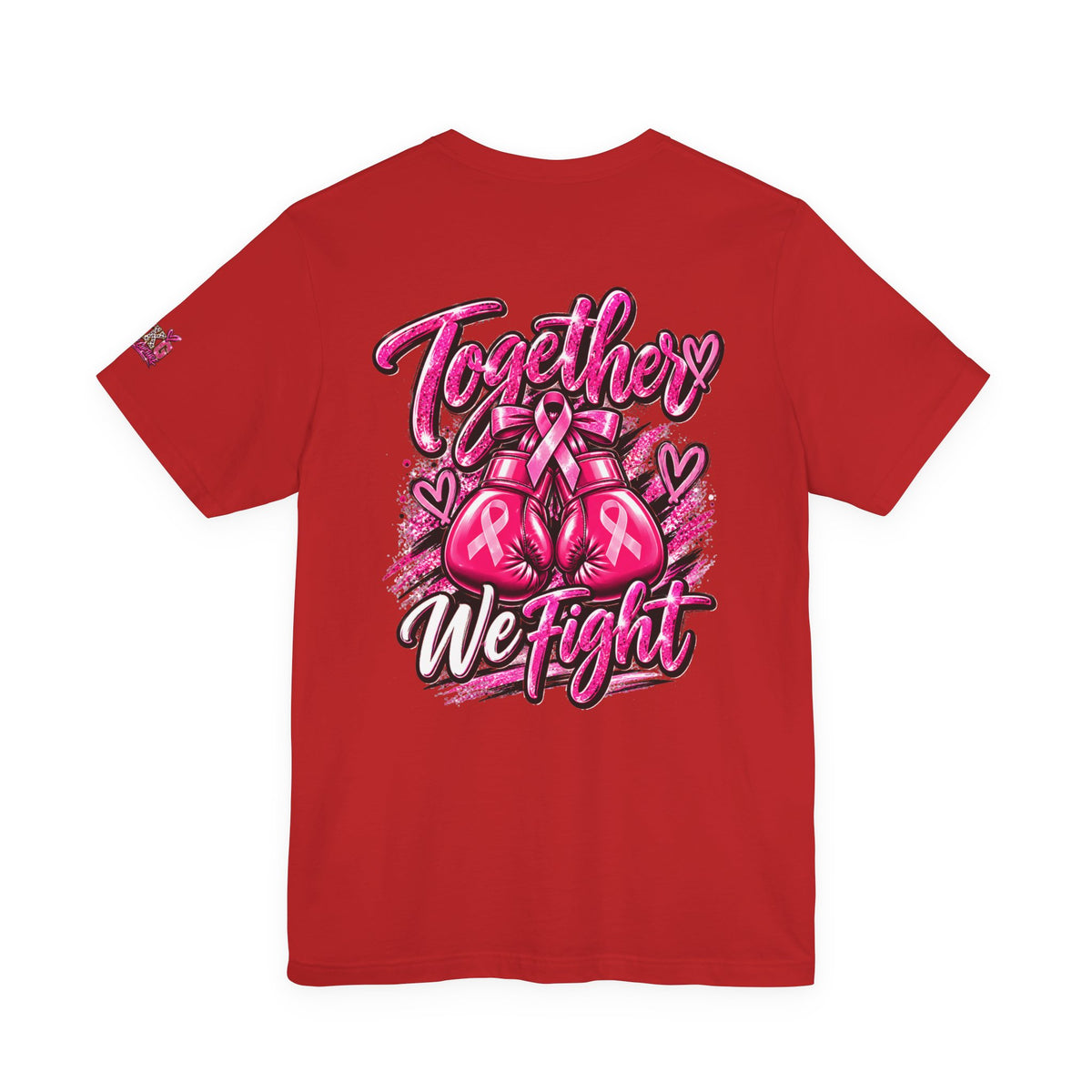 Breast Cancer Awareness Healthcare Heroes Tee — "Together We Fight" Pink Ribbon Shirt