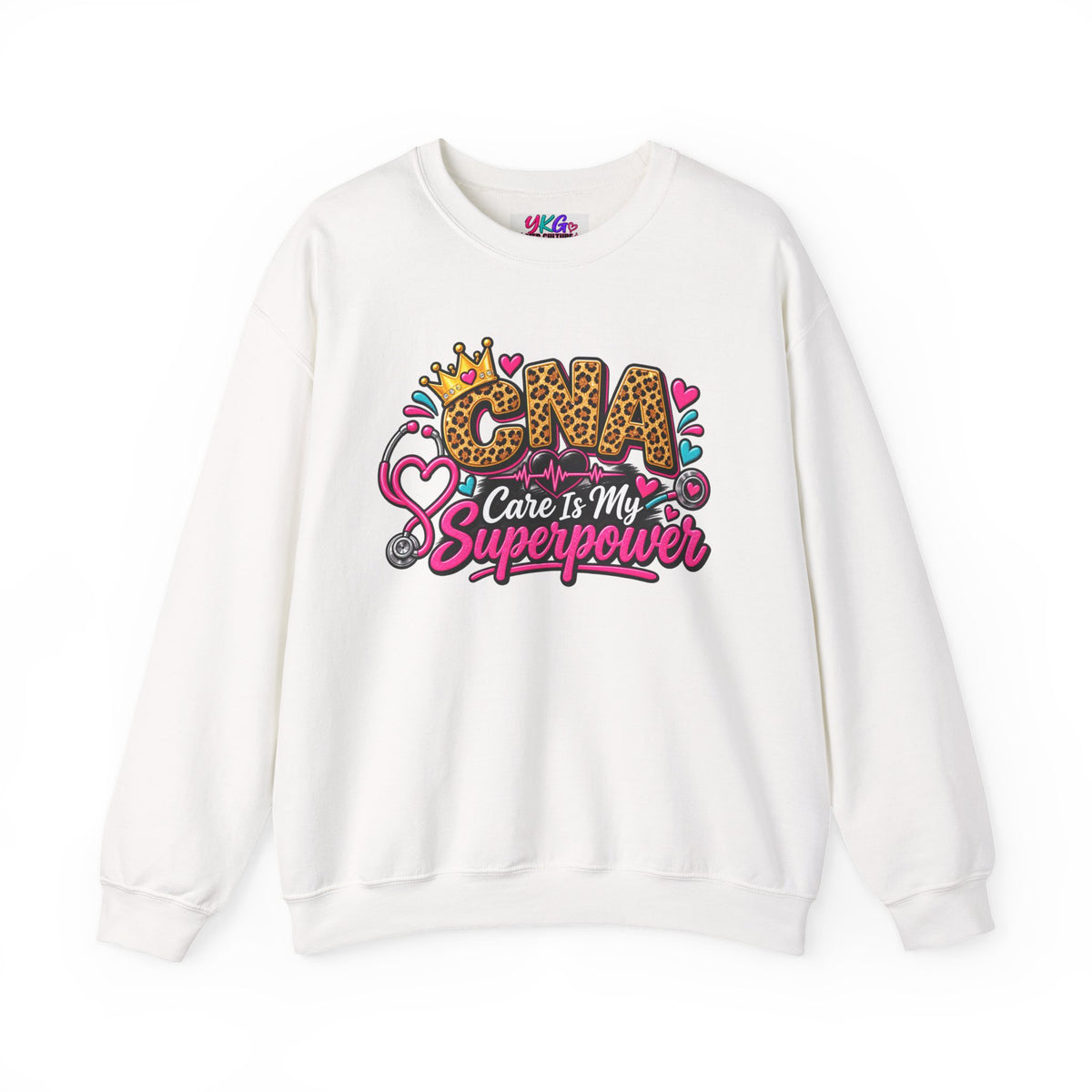 CNA Care Is My Superpower Crewneck Sweatshirt