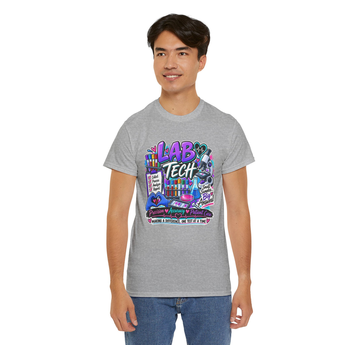 Lab Tech Graphic Tee — Funny Laboratory Technician Shirt