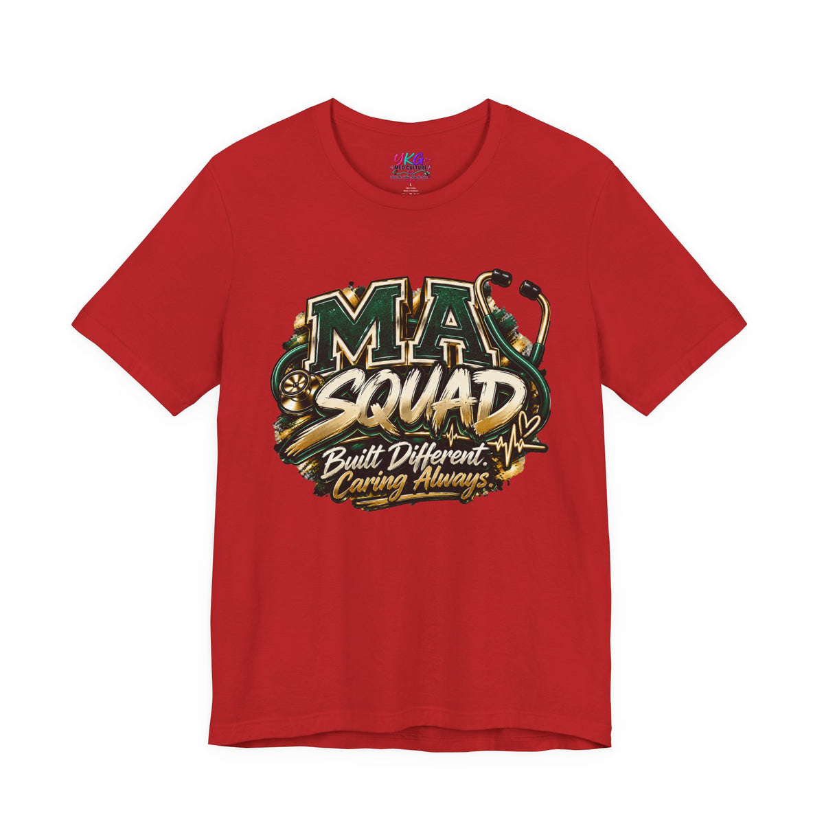 MA Squad 'Built Different' T‑Shirt — Thank You For Showing Up Graphic Tee