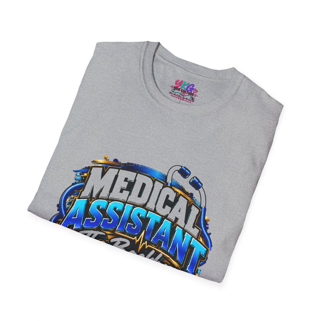 Medical Assistant T-Shirt — "The Backbone of Patient Care" Appreciation Tee