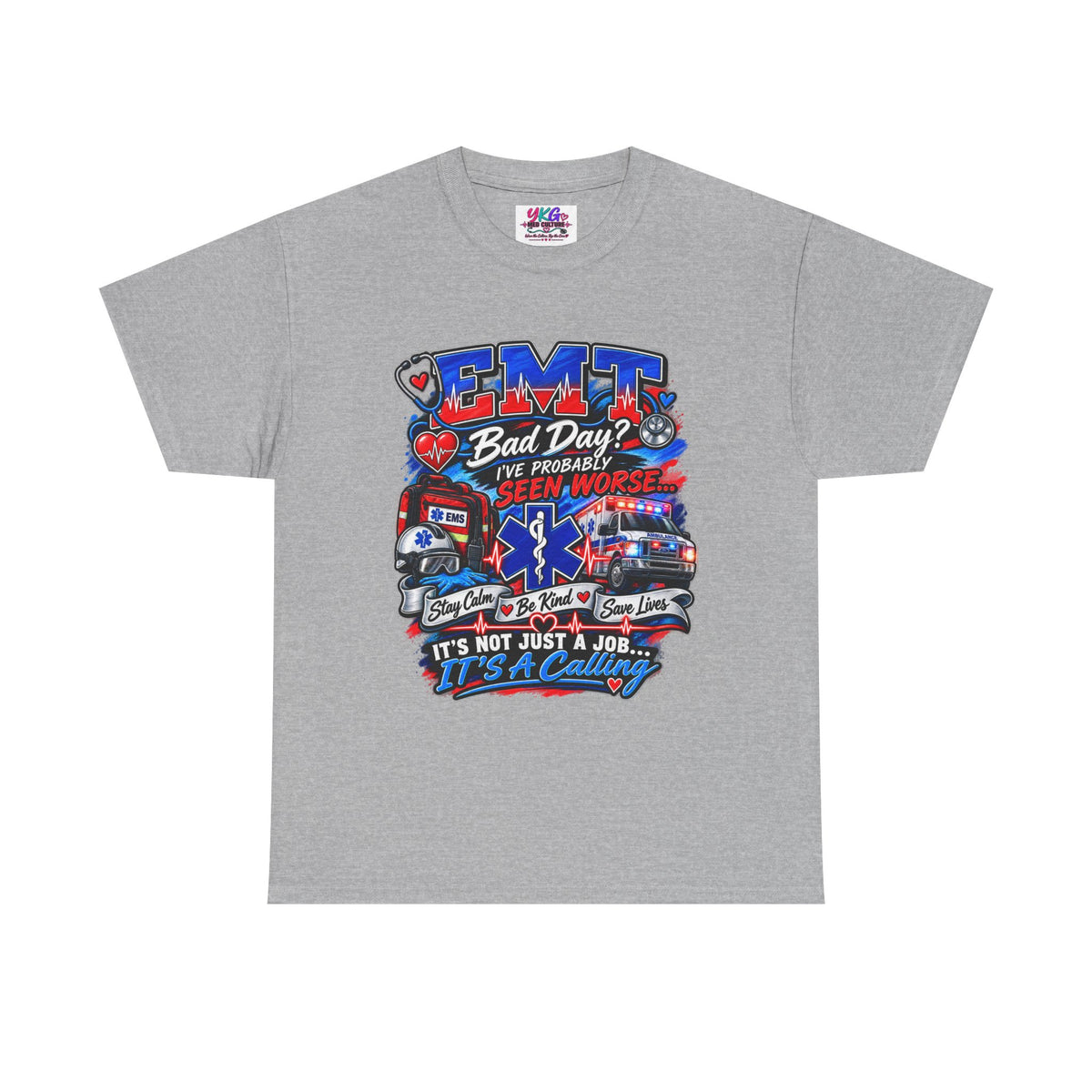 EMT Rescue Tee - "Bad Day? I've Probably Seen Worse" Paramedic Shirt