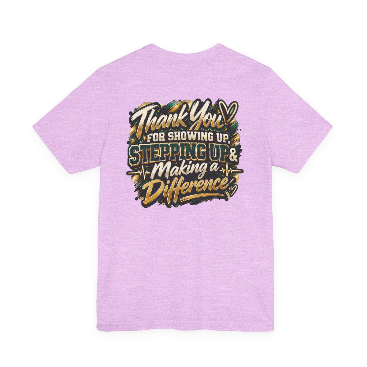 MA Squad 'Built Different' T‑Shirt — Thank You For Showing Up Graphic Tee