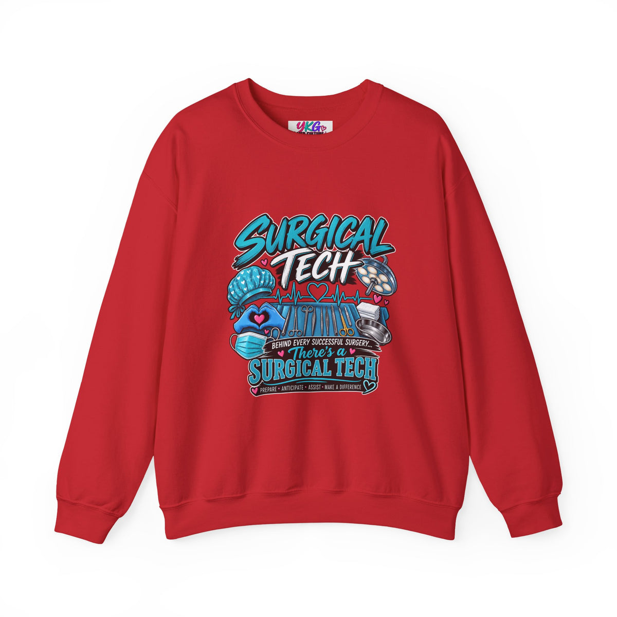 Surgical Tech Crewneck Sweatshirt – Proud Surgical Technician Graphic Sweater