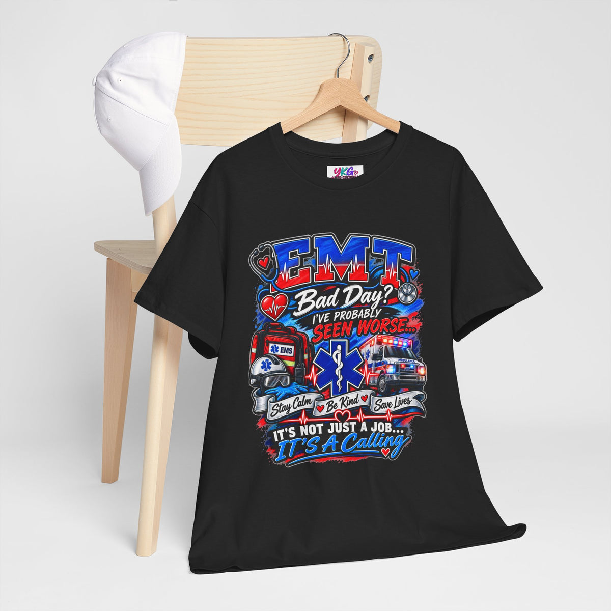 EMT Rescue Tee - "Bad Day? I've Probably Seen Worse" Paramedic Shirt