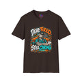 Dead Tired Still Caring T-Shirt — Skull Graphic Tee for Nurses & Caregivers