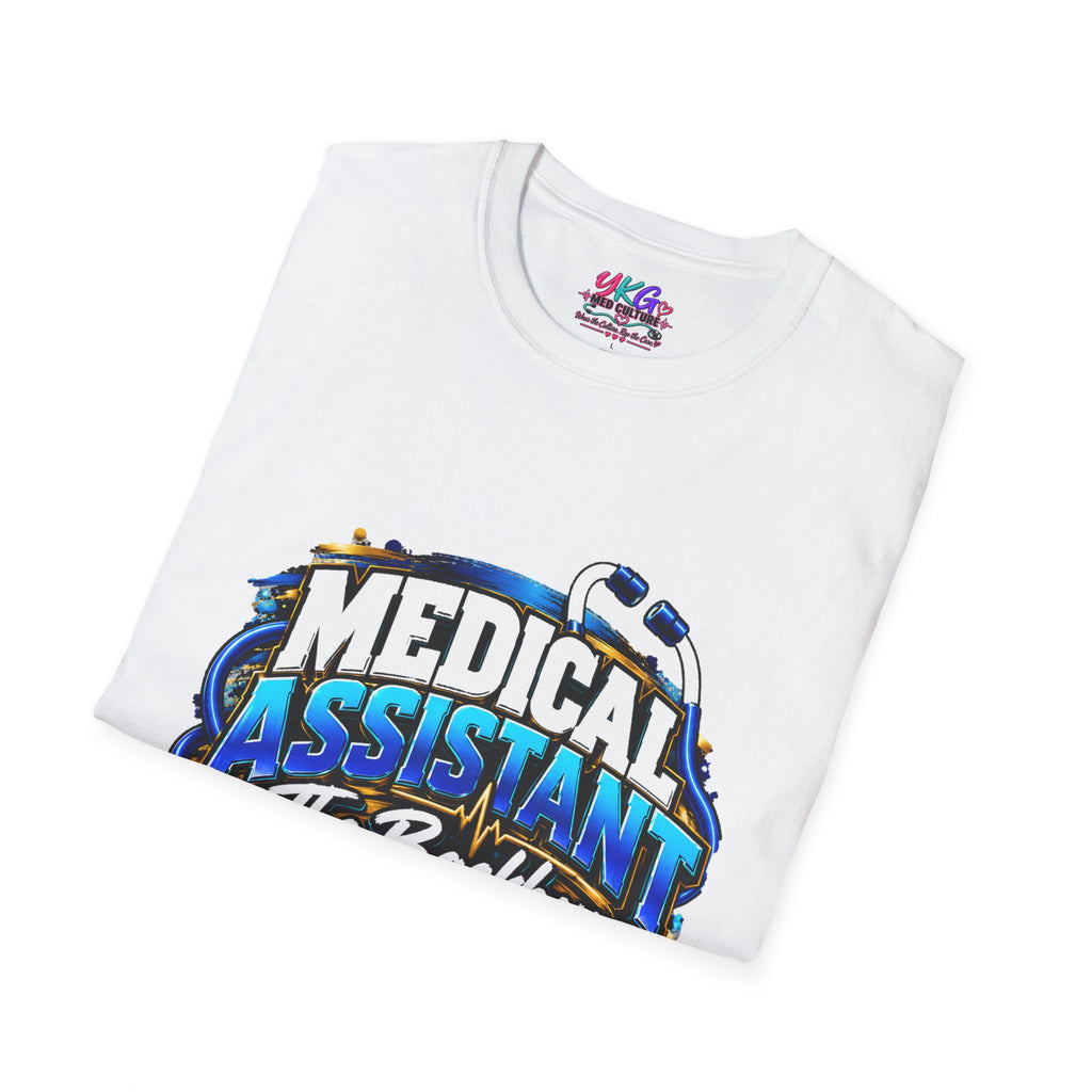 Medical Assistant T-Shirt — "The Backbone of Patient Care" Appreciation Tee