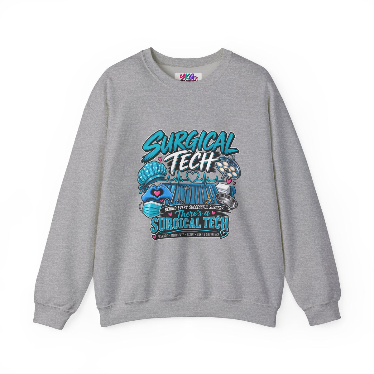 Surgical Tech Crewneck Sweatshirt – Proud Surgical Technician Graphic Sweater