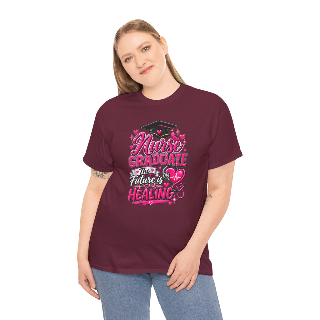 Nurse Graduate Tee – “The Future’s Healing” Graduation Nurse Shirt