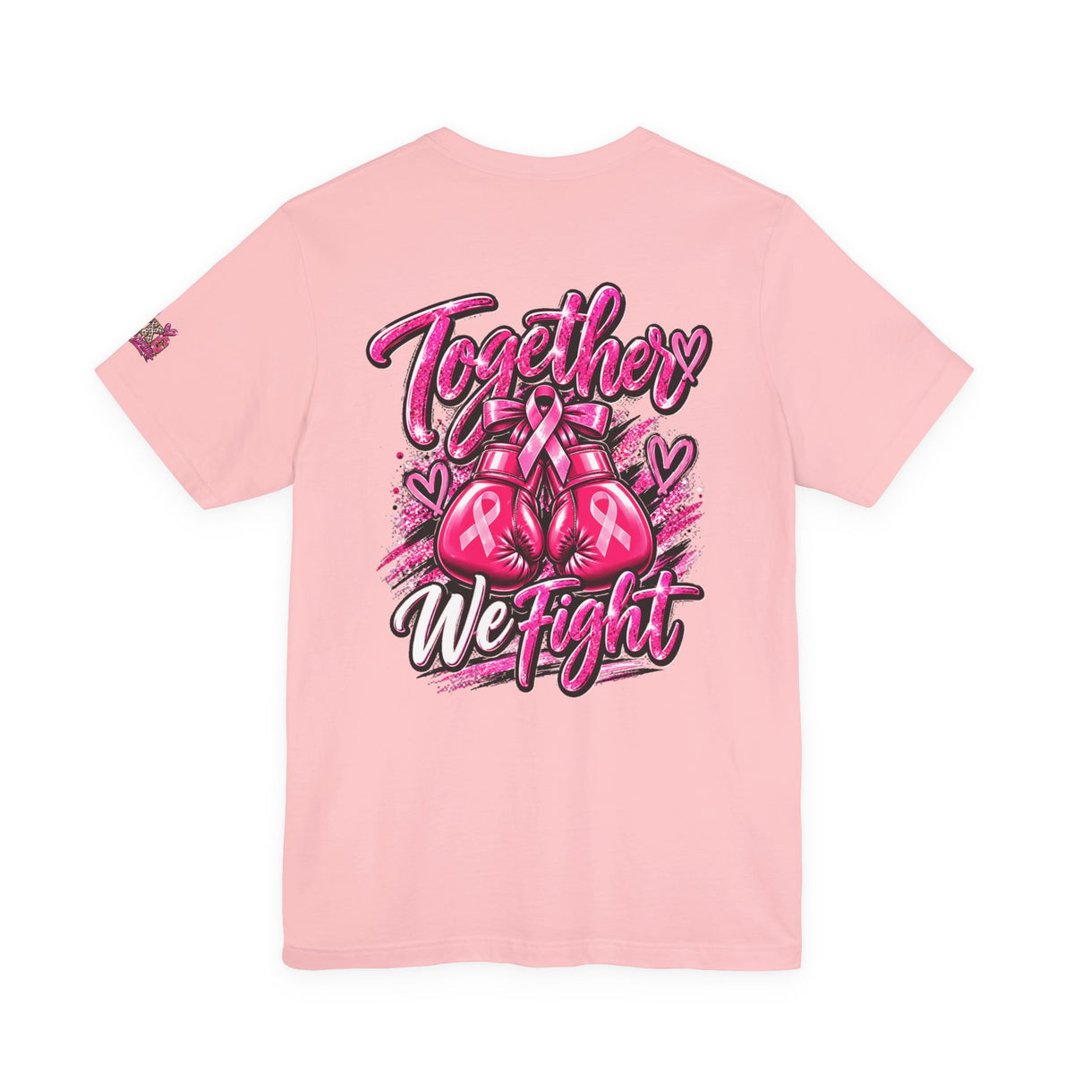 Breast Cancer Awareness Healthcare Heroes Tee — "Together We Fight" Pink Ribbon Shirt