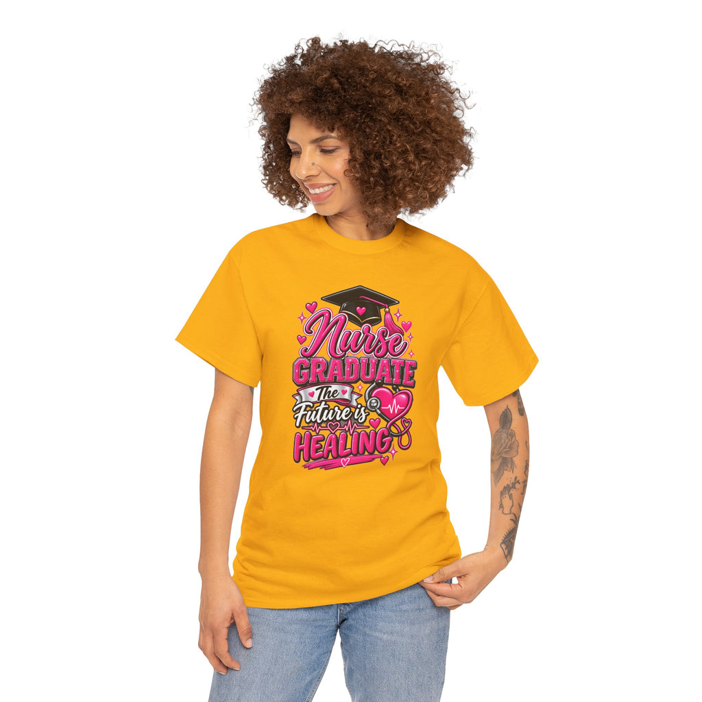 Nurse Graduate Tee – “The Future’s Healing” Graduation Nurse Shirt