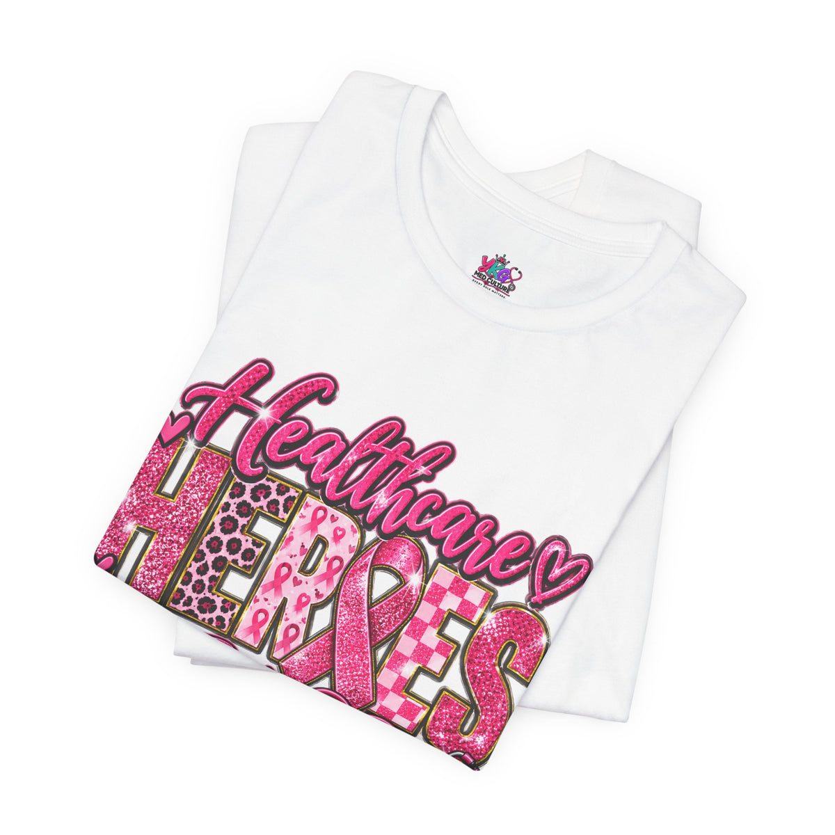 Breast Cancer Awareness Healthcare Heroes Tee — "Together We Fight" Pink Ribbon Shirt