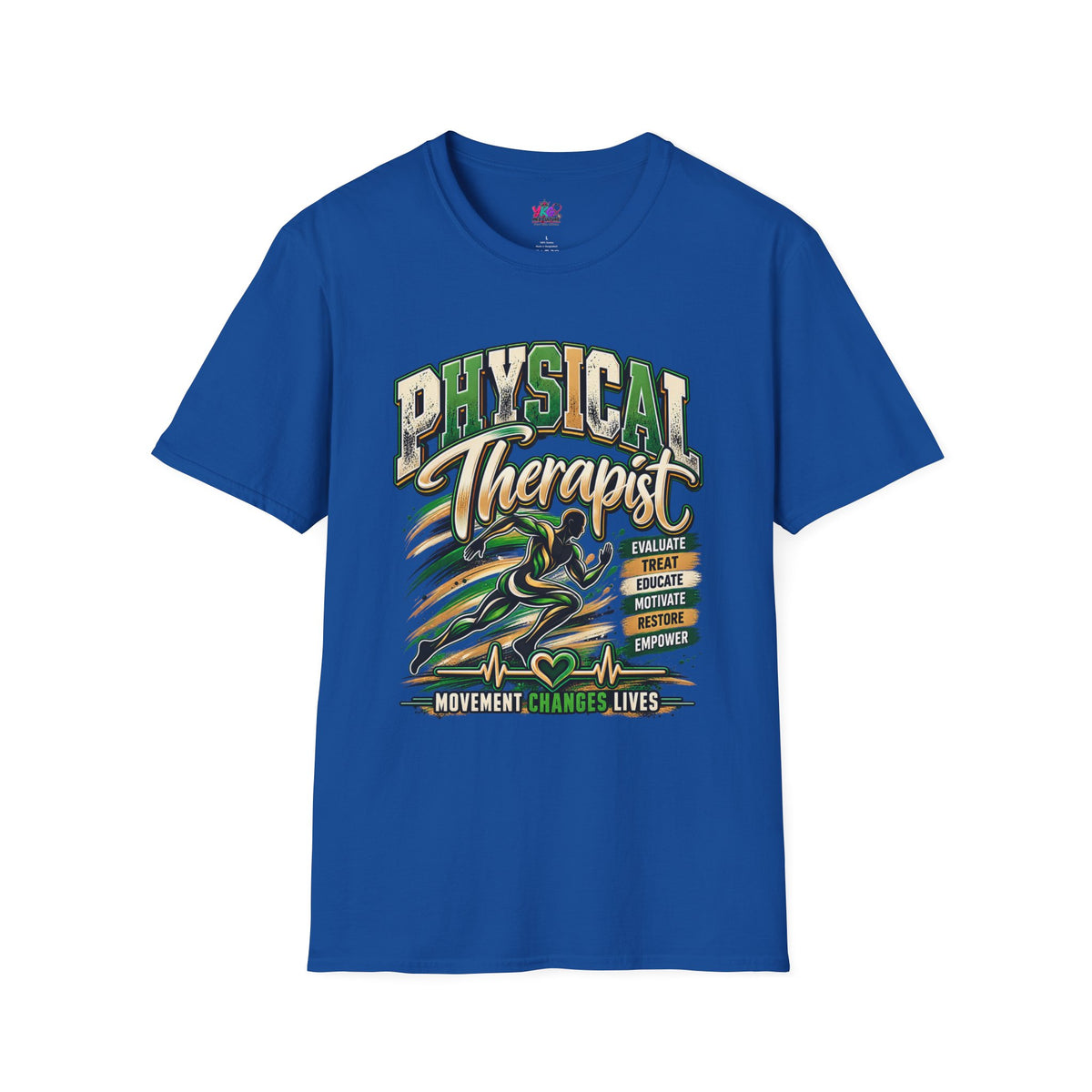 Physical Therapist T-Shirt — Proud PT Graphic Tee (Educate, Treat, Empower)
