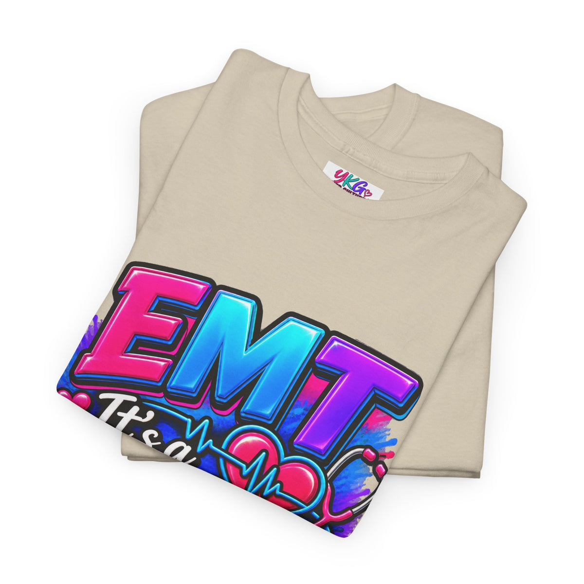 EMT T-Shirt — “It’s a Calling, Not Just a Job” Colorful EMS Tee
