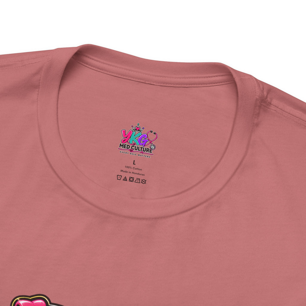 LPN Tee — “Coffee, Scrubs, Vitals” Colorful Stethoscope Design