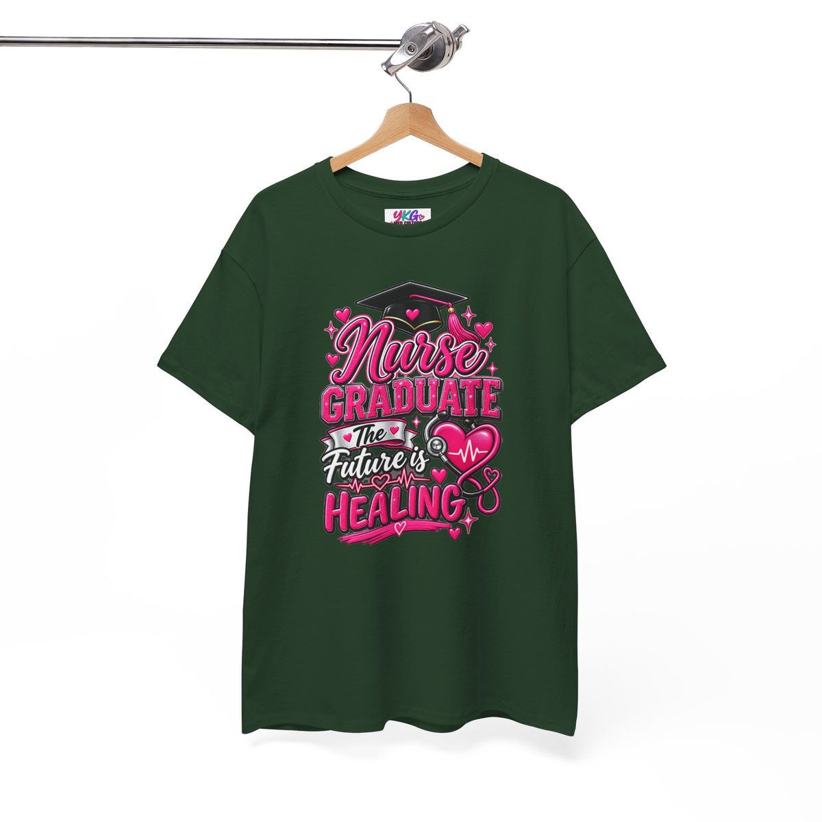 Nurse Graduate Tee – “The Future’s Healing” Graduation Nurse Shirt