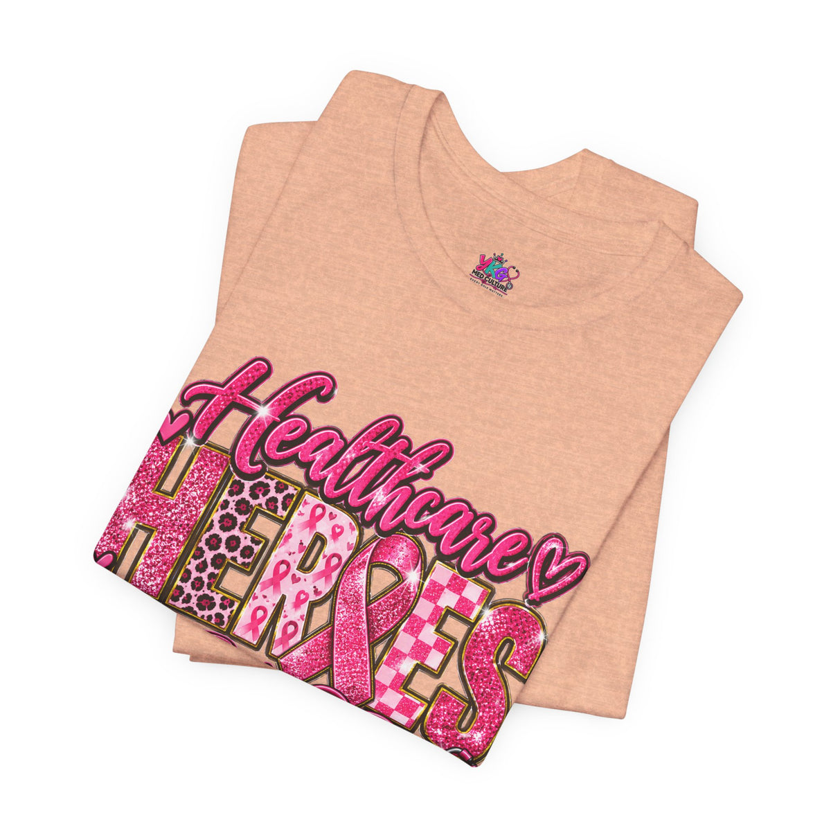 Breast Cancer Awareness Healthcare Heroes Tee — "Together We Fight" Pink Ribbon Shirt