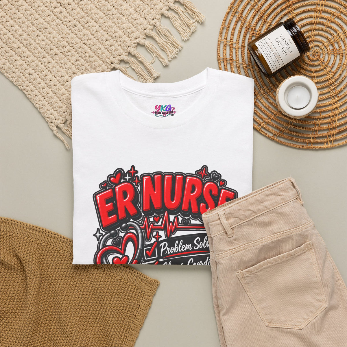 ER Nurse T-Shirt — "All Day Every Day" Proud Emergency RN Graphic Tee