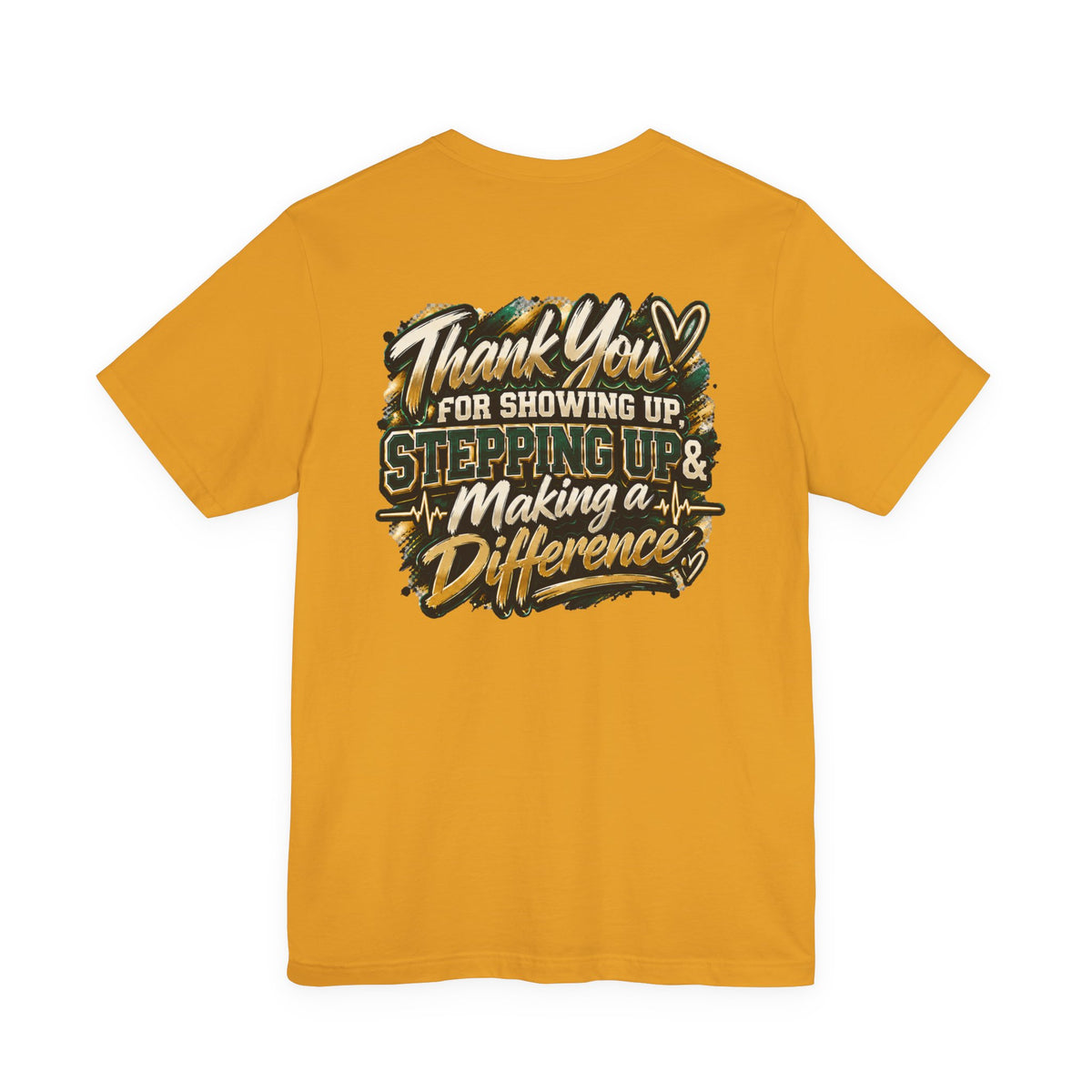 MA Squad 'Built Different' T‑Shirt — Thank You For Showing Up Graphic Tee