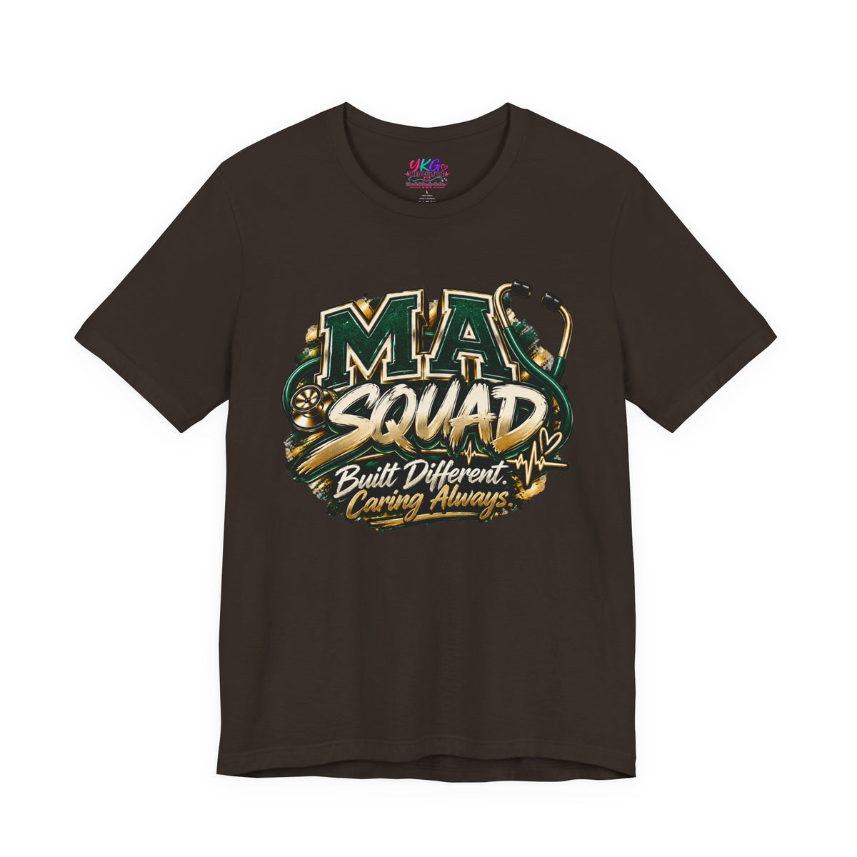 MA Squad 'Built Different' T‑Shirt — Thank You For Showing Up Graphic Tee