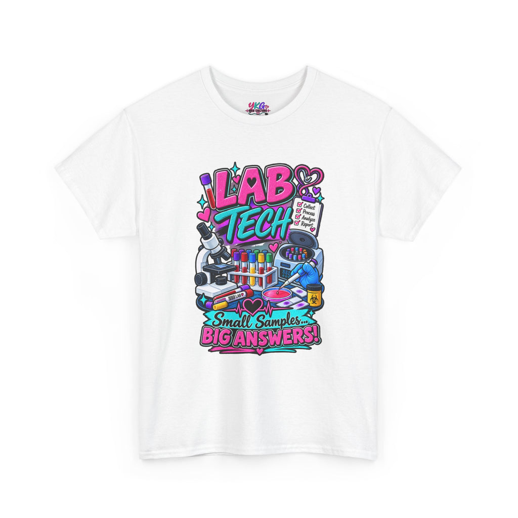 Lab Tech T-Shirt — “Lab Tech: Small Samples, Big Answers” Graphic Tee