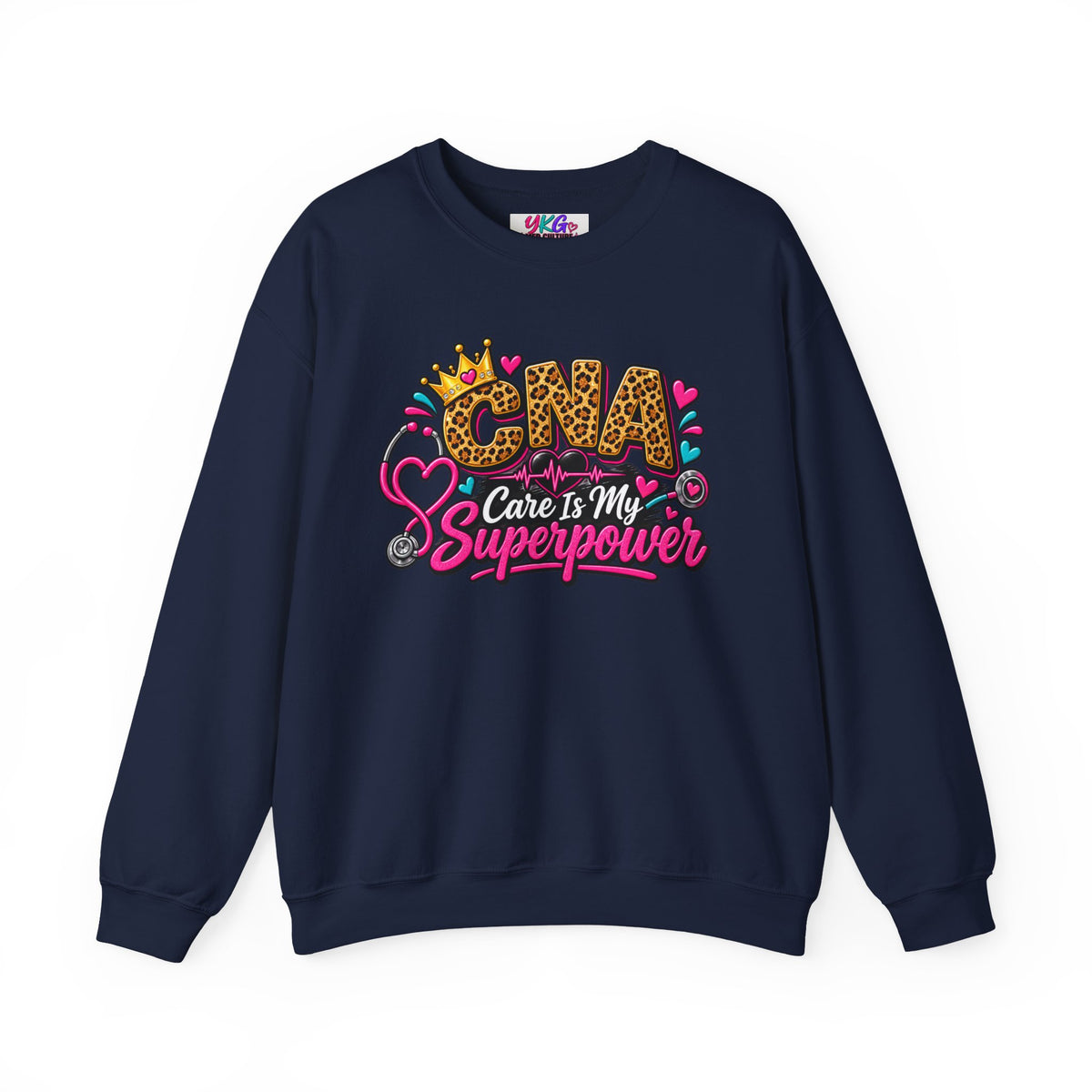 CNA Care Is My Superpower Crewneck Sweatshirt