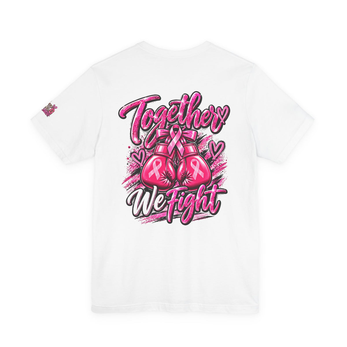 Breast Cancer Awareness Healthcare Heroes Tee — "Together We Fight" Pink Ribbon Shirt