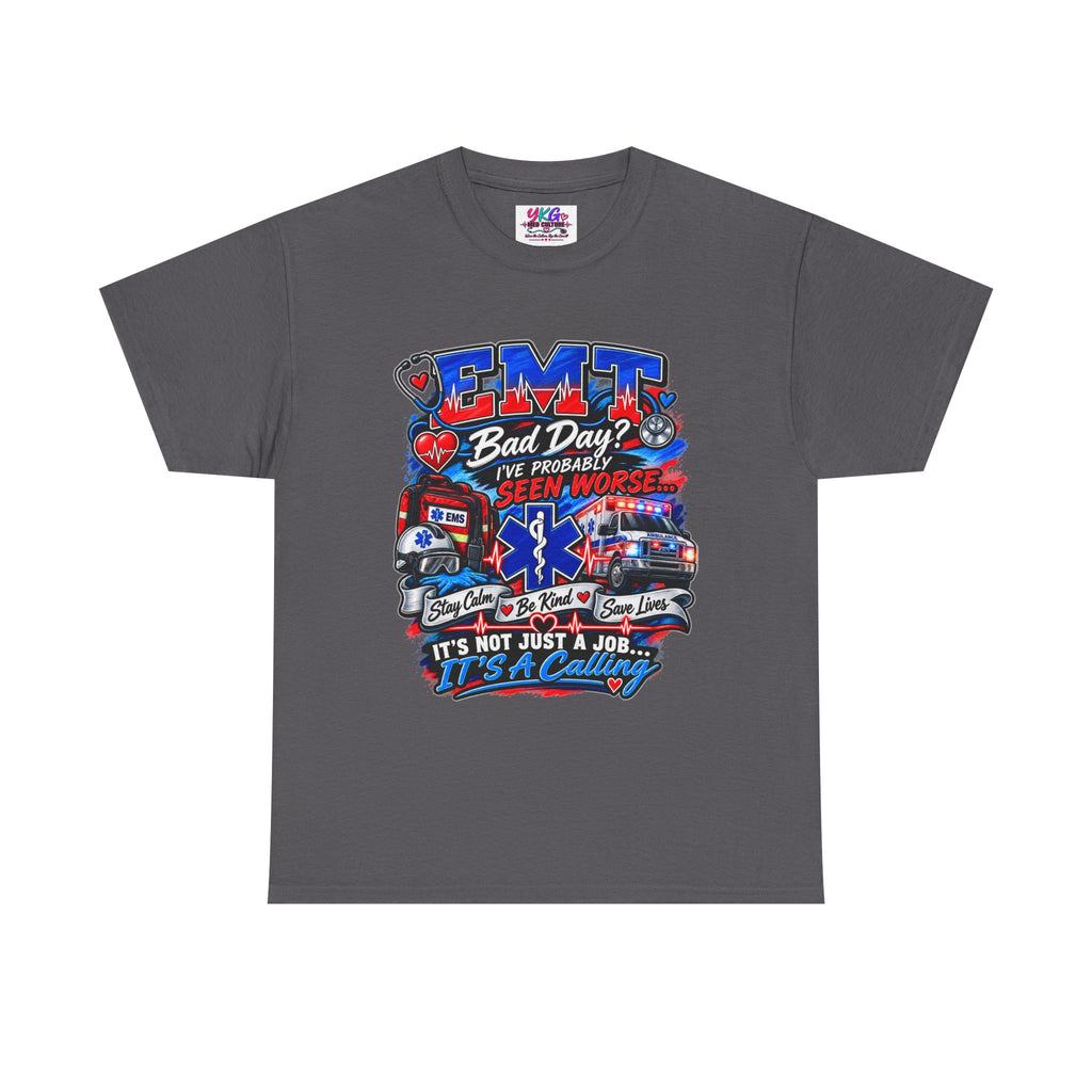 EMT Rescue Tee - "Bad Day? I've Probably Seen Worse" Paramedic Shirt